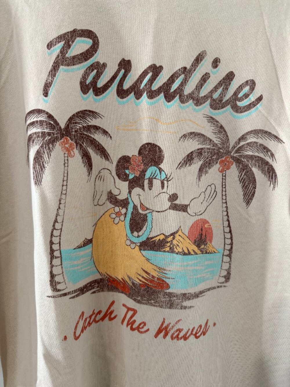 Disney Parks Minnie Mouse Paradise Sweatshirt - Picture 3 of 9